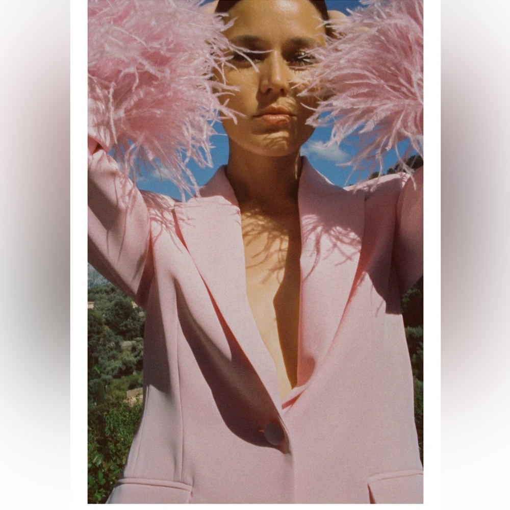 Zara Feather Cuff Blazer - Picture 11 of 14